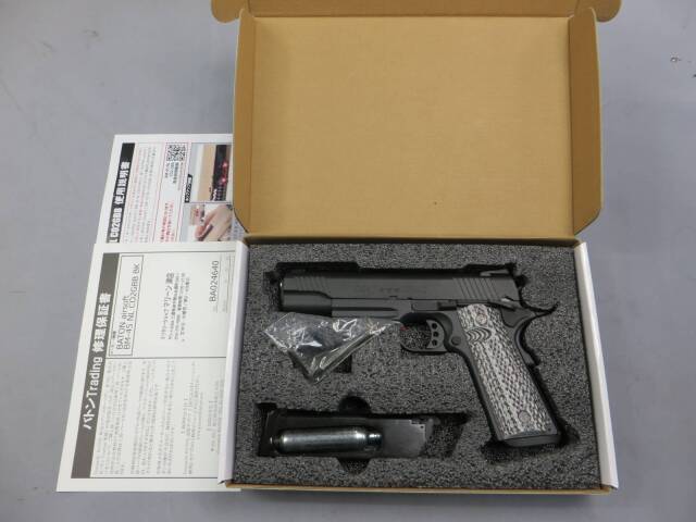 BATON Airsoft】BM-45 NL (M45A1) CO2 GBB ブラック