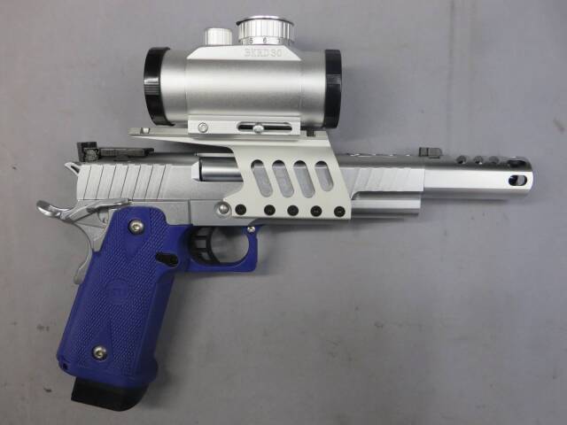 STI イーグル5.5 ハイブリット シルバーリミテッド＋スコープマウントベース KSC】STI イーグル5.5 ハイブリッド シルバー リミテッド / マウント