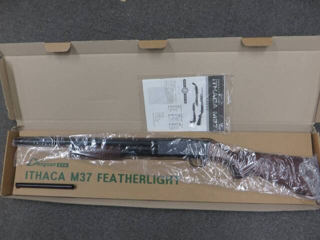 【KTW】イサカM37 フェザーライト・木製ストック・木製フォアグリップ