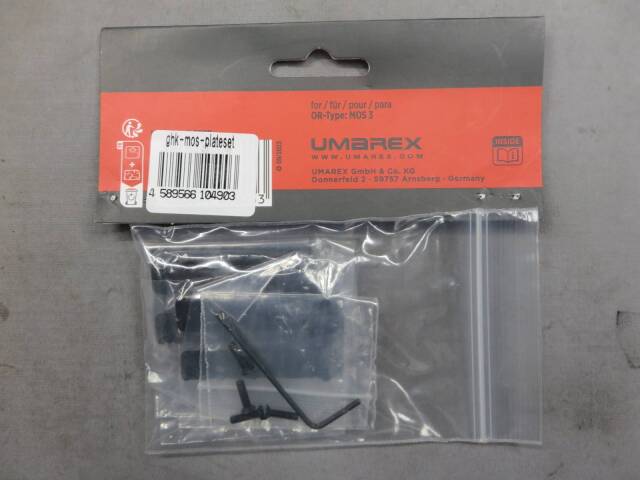【GHK・UMAREX】グロック17 Gen.5 MOS メタルスライド・マウントプレート セット・G17 Glock17