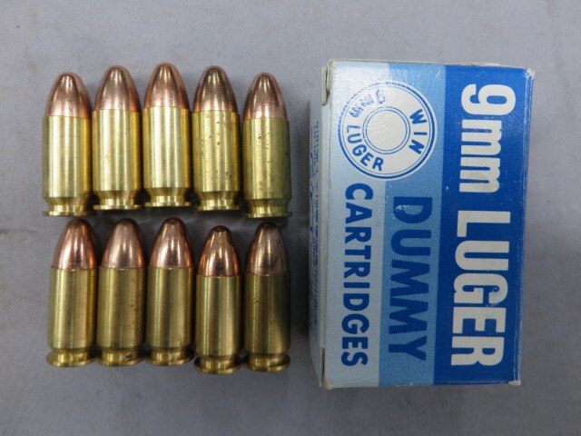 KSC 9mm luger ダミーカートリッジ 30発 KSC ダミーカート 9mm ルガー M93R用 フルメタル製 10発入