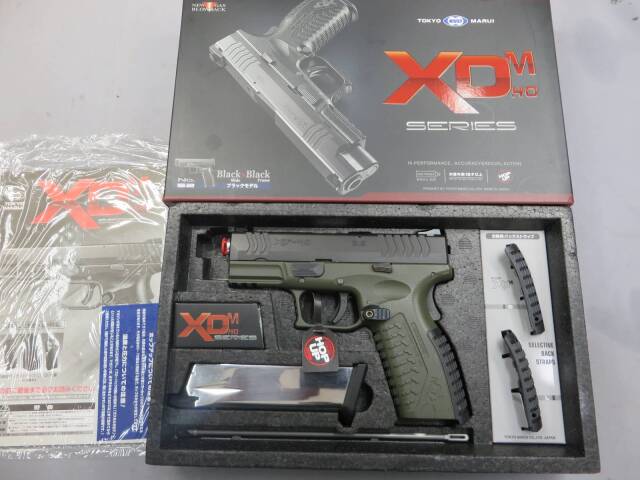 東京マルイ XDM-40 エアソフトガン デトネータースライド他カスタム 美品 東京マルイ】XDM.40 デトネーター 他カスタム