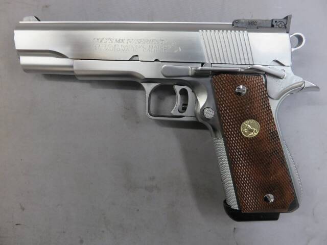 【MGC】ホーグ ゴールドカップ ナショナルマッチ 5in オールシルバー モデルガン