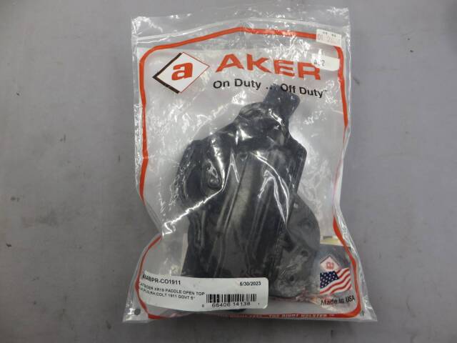 【AKER】1911  革製 パドルホルスター・H268ABPR-CO1911