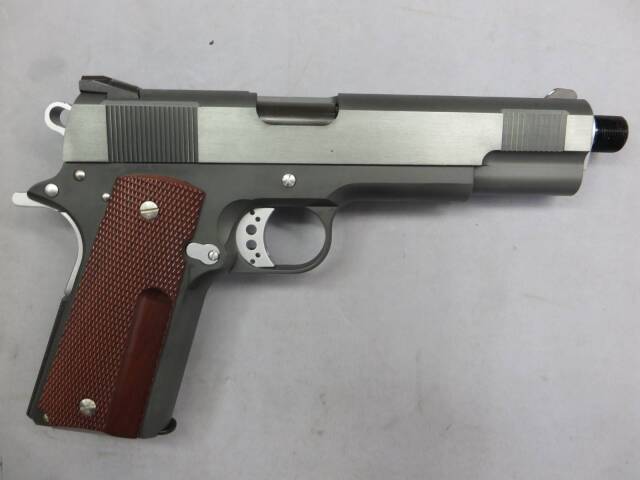 【ウエスタンアームズ】スネークマッチ 1911 カーボンブラック HW