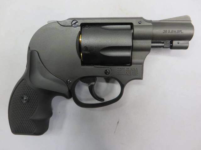 マルシン】S&W M49 ブラック HW プラグリップ仕様 Xカートリッジ