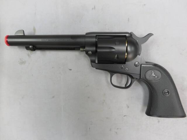 【東京マルイ】SAA.45 アーティラリー ブラック エアーリボルバーPRO・フリーダムアート アキュバレル組込