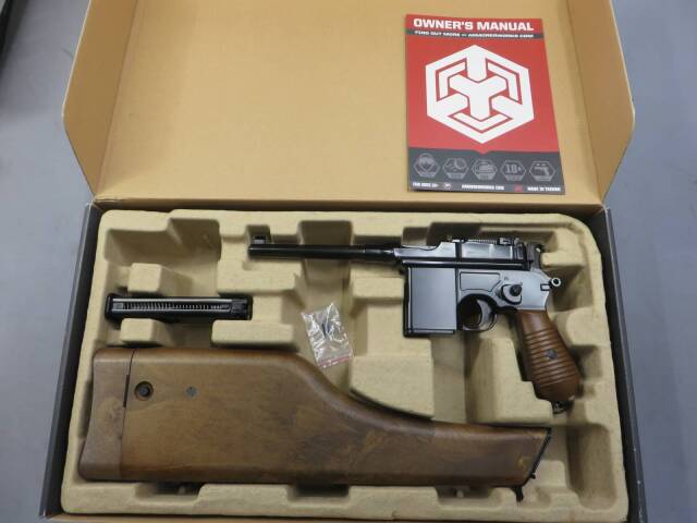 【AW・ArmoreWoks】モーゼルM712 フェイクウッド ストックホルスター付き