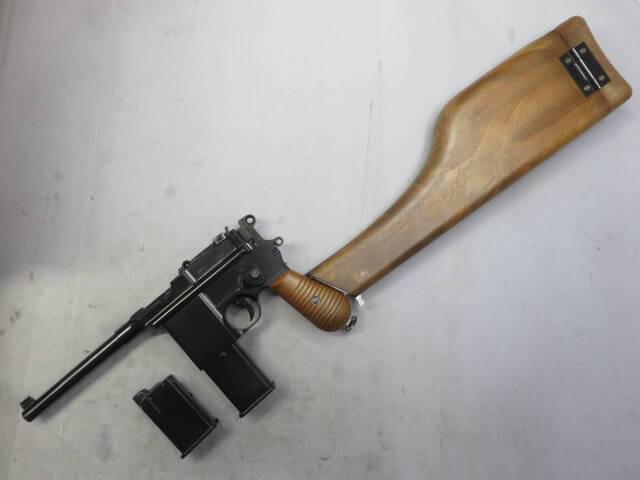【AW・ArmoreWoks】モーゼルM712 フェイクウッド ストックホルスター付き