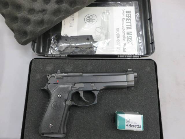 【マルシン】ベレッタ M92F・ラバーグリップ　モデルガン