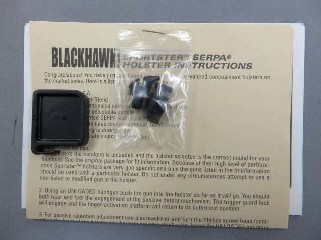【BlackHawk】SERPA Level2 SPORTSTER ホルスター（右） / USPコンパクト