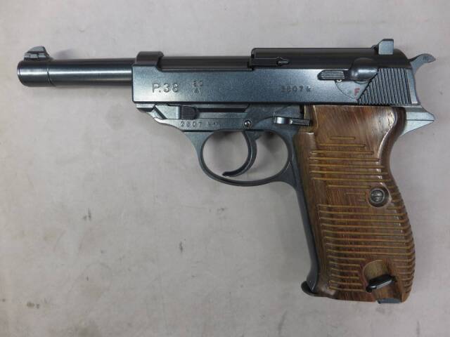 【マルゼン】ワルサーP38 モリブデンブルー・キャロムショットカスタム
