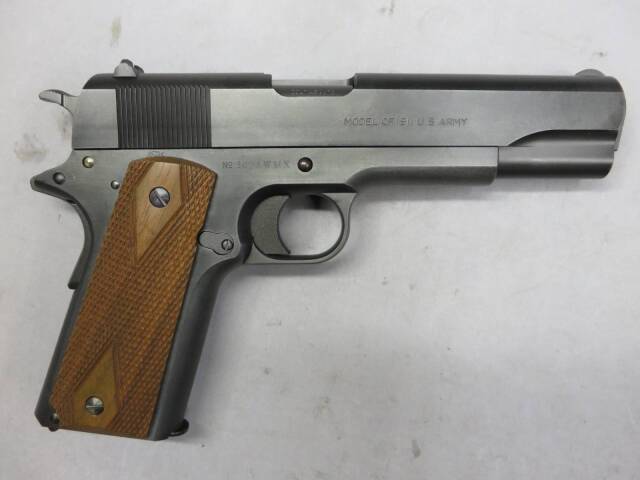 【ウエスタンアームズ】コルトM1911 カーボンブラック HW