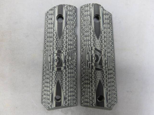 【Vz Grips】G10グリップ 1911 ダブルダイヤモンド Colt ロゴ Gry