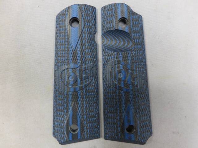 【Vz Grips】G10グリップ 1911 ダブルダイヤモンド Colt ロゴ ブルー