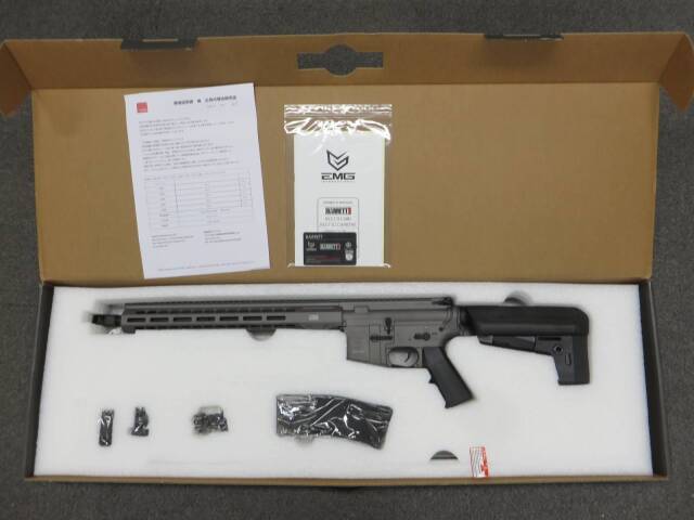 【KRYTAC】 EMG BARRETT REC7 DI CARBINE TUNGSTEN (KTAEG-BREC7C-TGN) 電動ガン