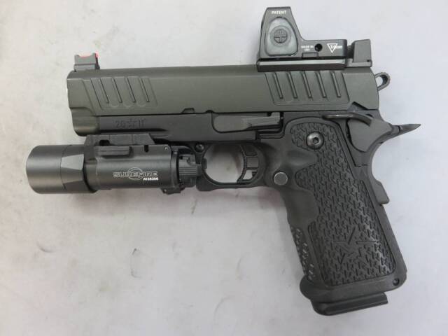 【ArmyArmament】STACCATO C2 OR RMR Ver NOVAコンパクトグリップ・9×19USバレルセット組込・RMRダットサイト・X300レプリカライト