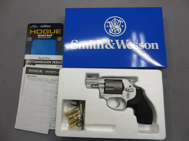 【タナカ】 S&W M360 SC スカンジウム.357マグナム 1-7/8インチ HW + セラコートフィニッシュ モデルガン