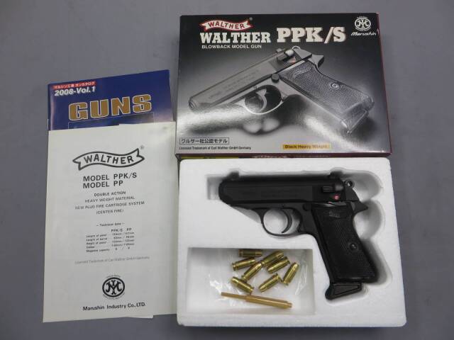 【マルシン】ワルサーPPK/S ブラック HW モデルガン