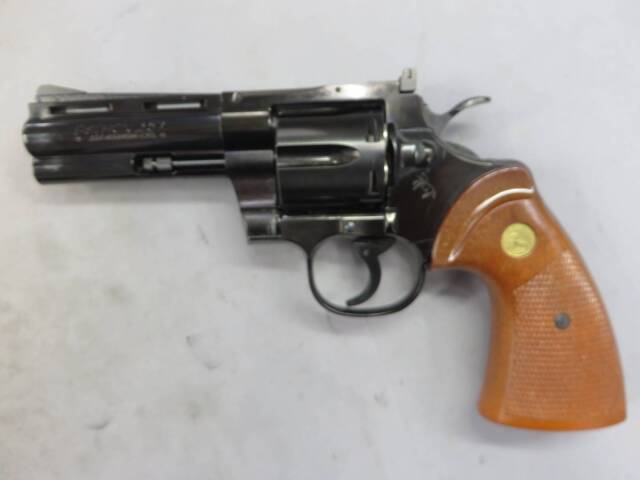 【タナカ】コルトパイソン.357mag 4インチ スチールフィニッシュ