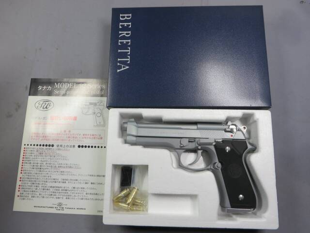 タナカ】M92F INOX Evolution ハイパフォーマンス セラコート モデルガン