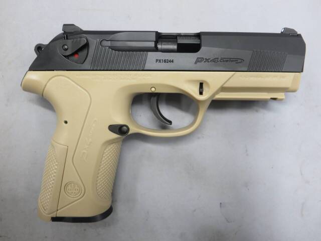 【東京マルイ】PX4　TAN リアル刻印フレーム ショップカスタム