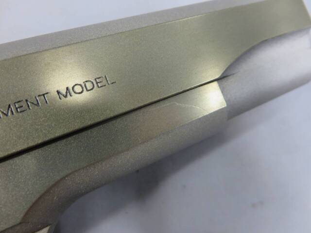 Amazon.co.jp: Colt Government Mark IV Series 70 nickel
