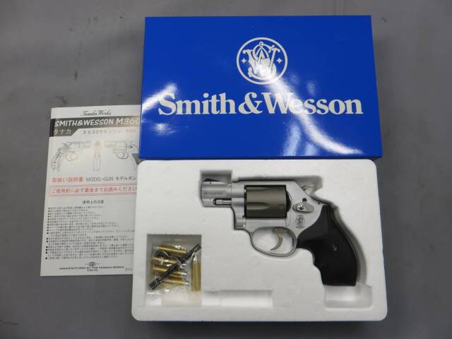 【タナカ】 S&W M360 SC スカンジウム.357マグナム 1-7/8インチ HW セラコートフィニッシュ モデルガン