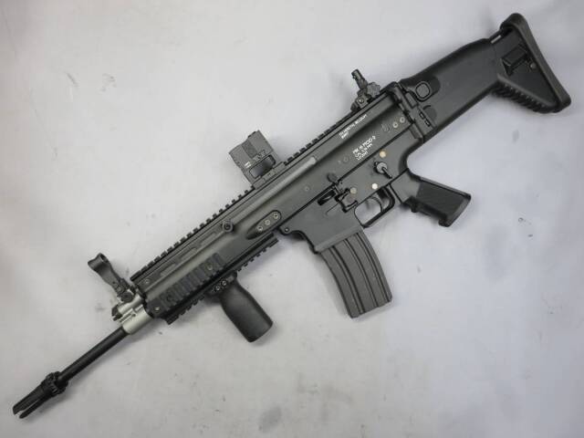 【東京マルイ】SCAR-L ブラック・ARP2ダットサイト・フォアグリップ 次世代電動ガン