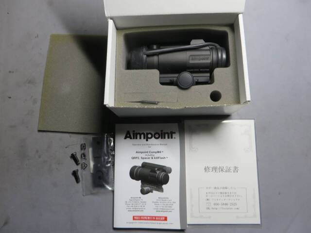 【Aompoint】Comp M4h 2MOA/QRP2 Comlpete・実物