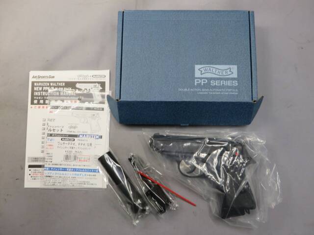 マルゼン】ワルサー PPK ブラック・サイレンサーセット