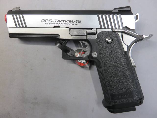 【東京マルイ】ハイキャパ カスタム デュアルステンレス