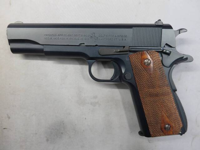 ウエスタンアームズ】コルト U.S.M1911A1 トランジションモデル・木製
