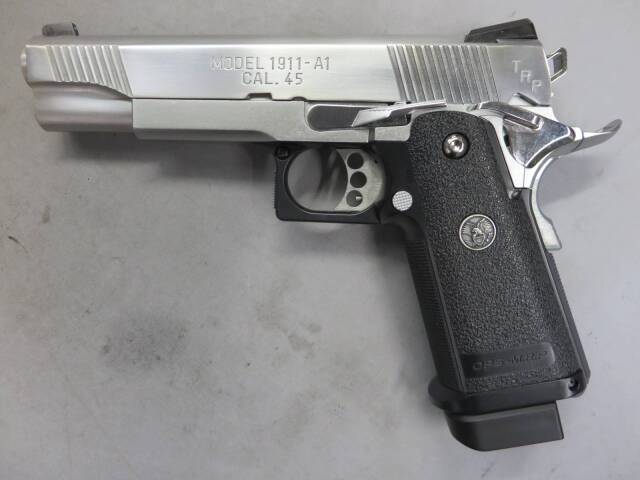 【東京マルイ・キャロムショット】スプリングフィールド TRP ハイキャパ  カスタム・ステンレススライド