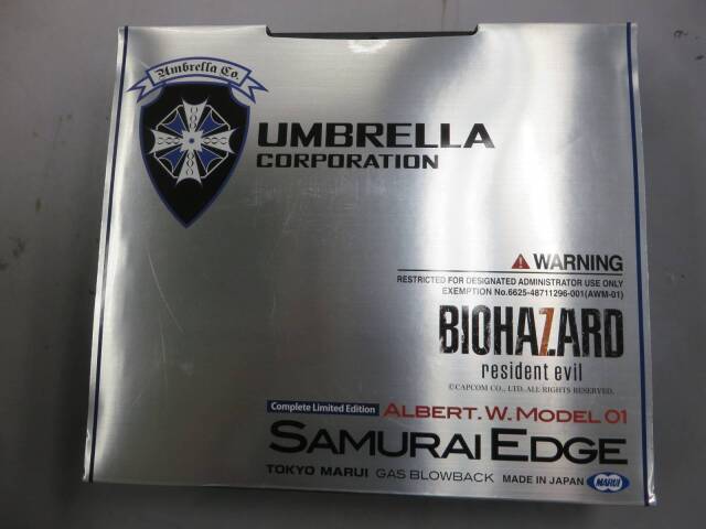 東京マルイ】サムライエッジ アルバート ウェスカーモデル01 バイオ