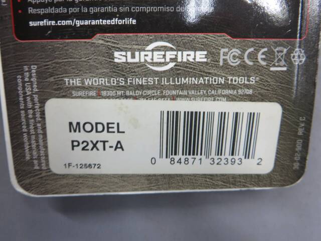 【SUREFIRE】P2X FURYタクティカル・Model P2XT-A