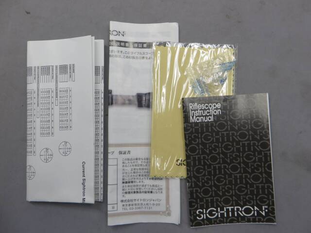 【SIGHTRON】SIH 31003 3-9×40 MIL-DOT RETICLE
