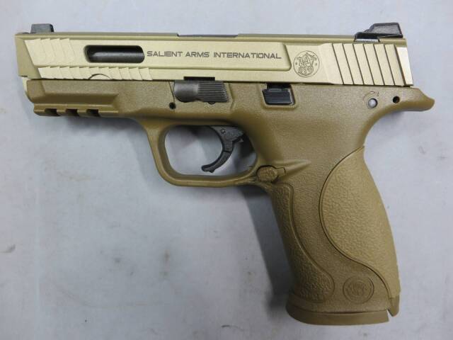 CyberGun】S&W M&P9 TAN SAIカスタム メタルスライド