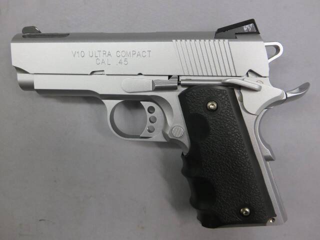 【ウエスタンアームズ】V10ウルトラコンパクト オールシルバー Ver.3