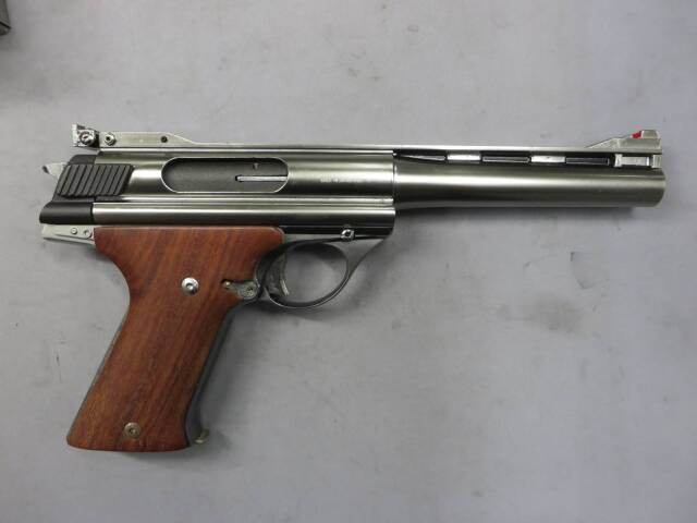【MGC】AUTOMAG .44AMP Model180 HW シルバー・木製グリップ モデルガン