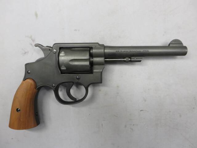 【ハートフォード】S&W ビクトリーモデル HW ナチュラル 5in 東京店カスタム モデルガン