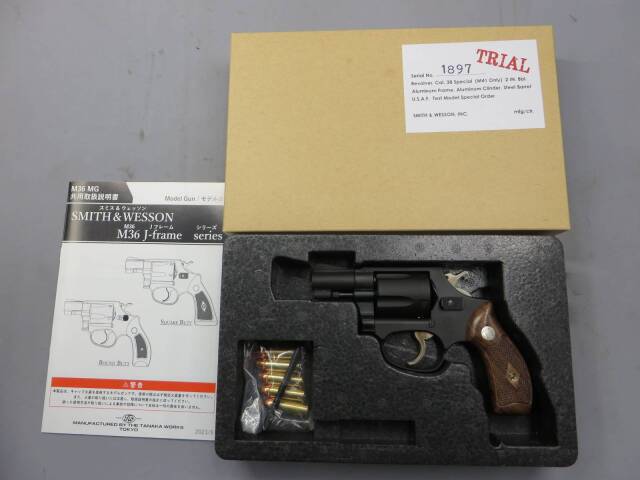 【タナカ】S&W .38 Chief Special Airweight “Baby Aircrewman” HW Ver.2  モデルガン