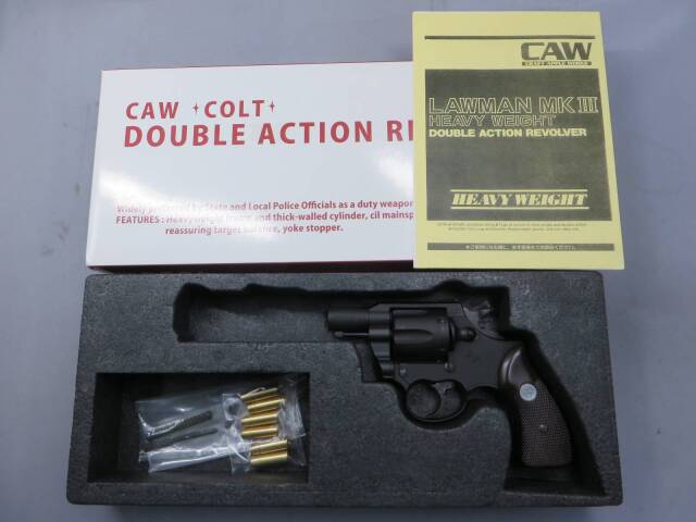 【CAW】コルトLAWMAN CLASSIC 2in HW　モデルガン