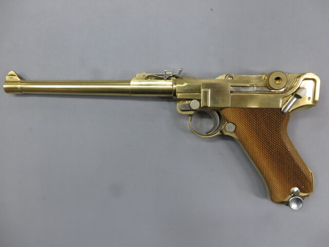 【マルシン】ルガーＰ08　8in　木製グリップ SMG・金属モデルガン