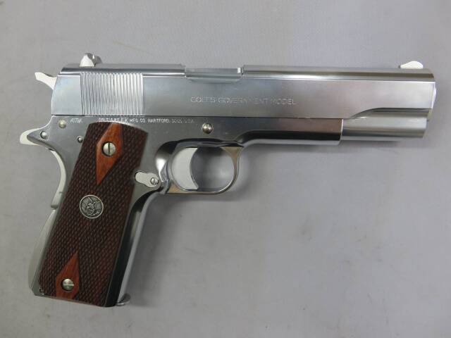 【ウエスタンアームズ】コルトMK4シリーズ70 クロームシルバー