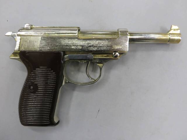 【マルシン】ワルサーP38 ミリタリー タニオアクション SMG 金属モデルガン