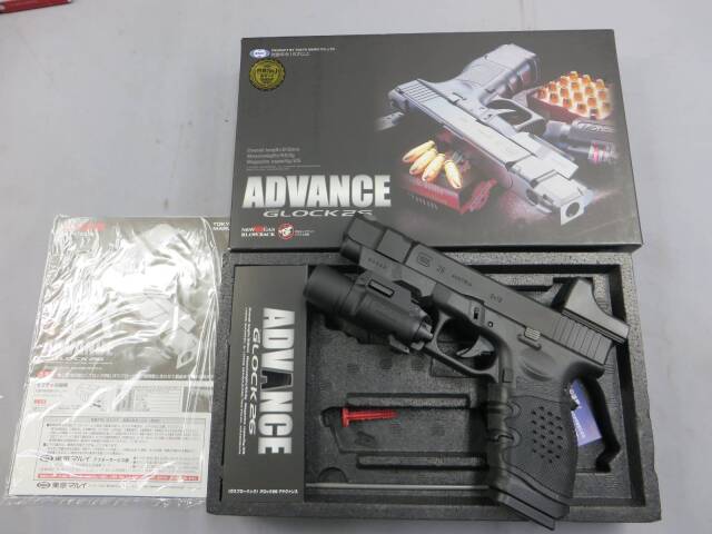 【東京マルイ】グロック26 アドバンス・マイクロプロサイト・CQフラッシュ　G26 Glock26