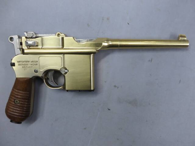 【マルシン】モーゼルM712 木製グリップ  SMG・金属モデルガン