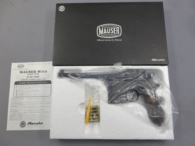 マルシン】モーゼル M712 マットブラック ABS PF ブローバック モデルガン