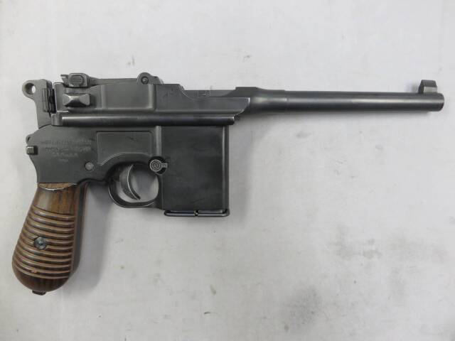 【マルシン】モーゼル M712  マットブラック ABS PF ブローバック モデルガン